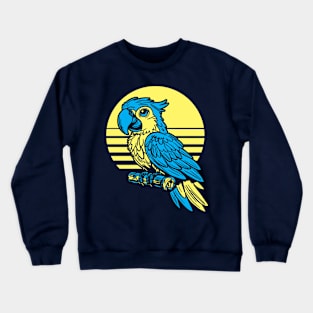 Tropical Parrot Crewneck Sweatshirt